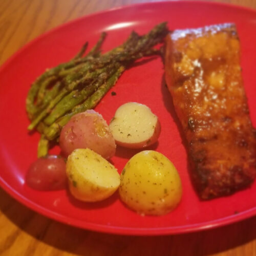 Air fryer salmon