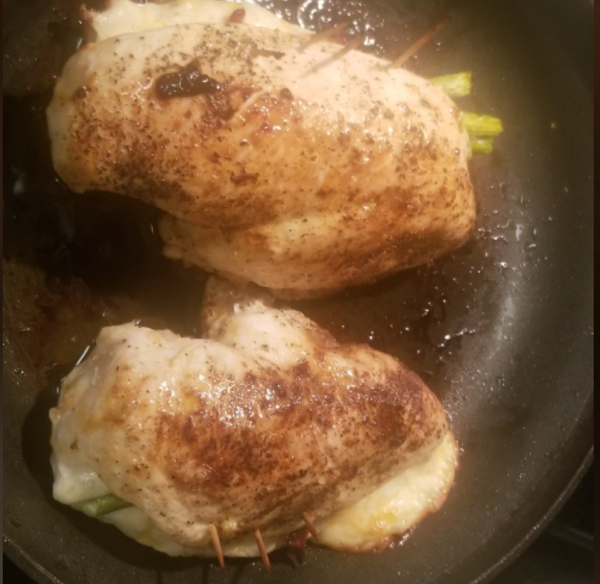 Stuffed chicken breast