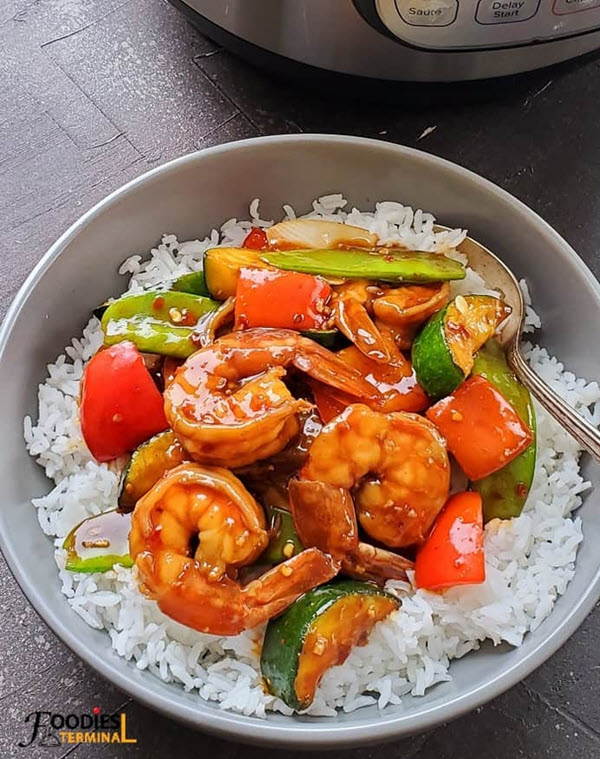 Instant Pot recipes for shrimp stir fry