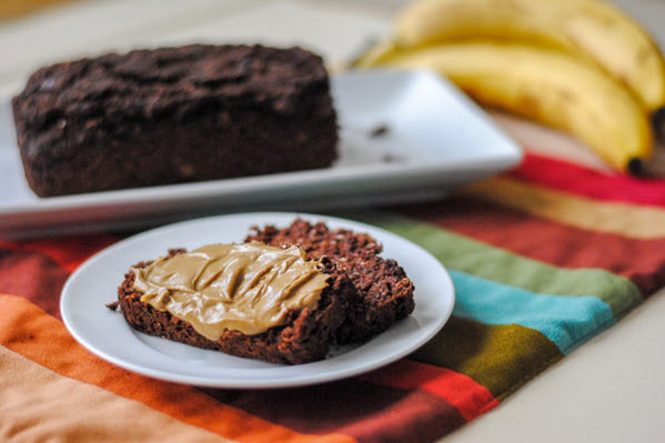 vegan gluten free chocolate black bean banana bread recipe without flour