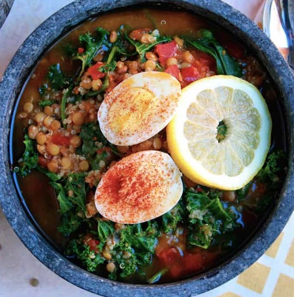 quinoa kale and lentil soup recipe